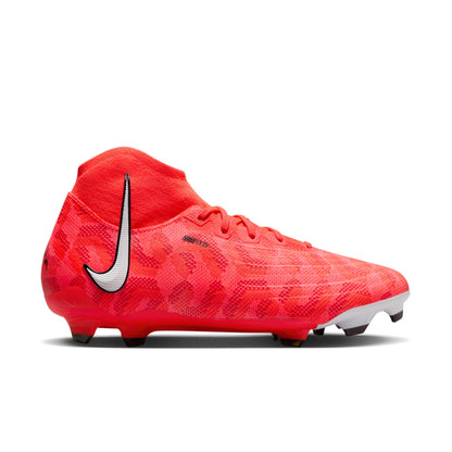 Nike Phantom Luna FG Soccer Cleats Crimson White