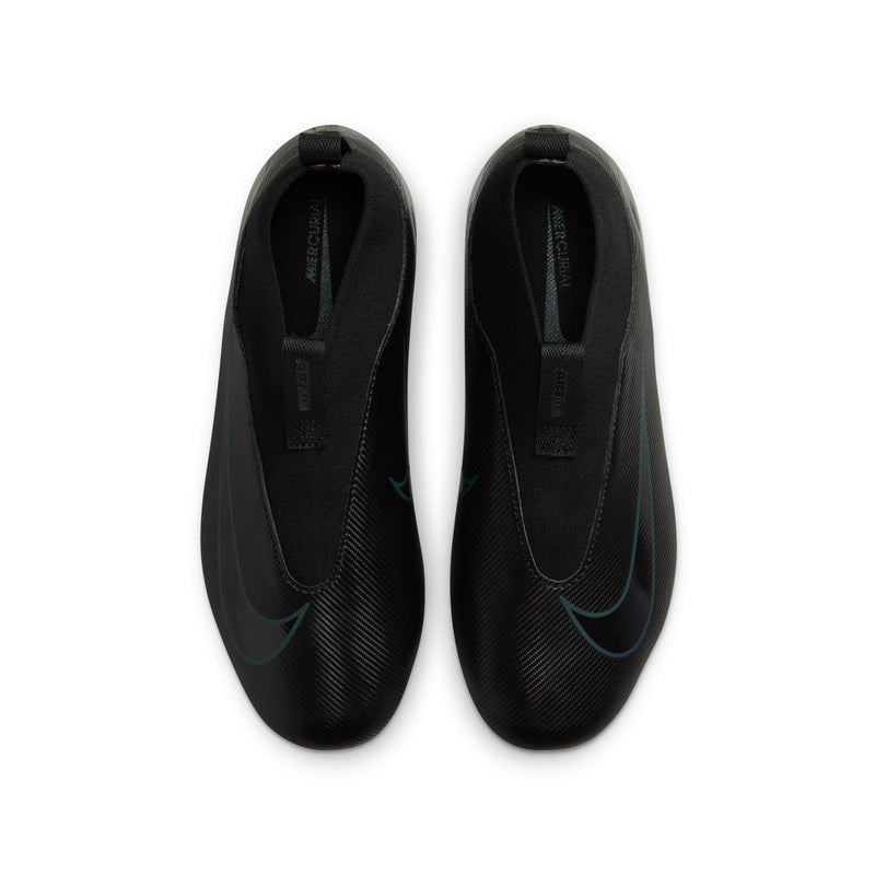 Load image into Gallery viewer, Nike Jr. Zoom Superfly 10 Academy FG/MG Black Laceless
