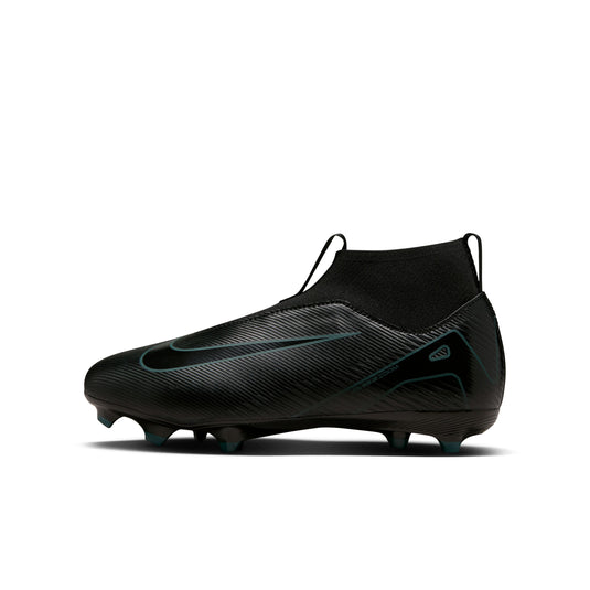 Nike Jr. Zoom Superfly 10 Academy FG/MG Black Laceless