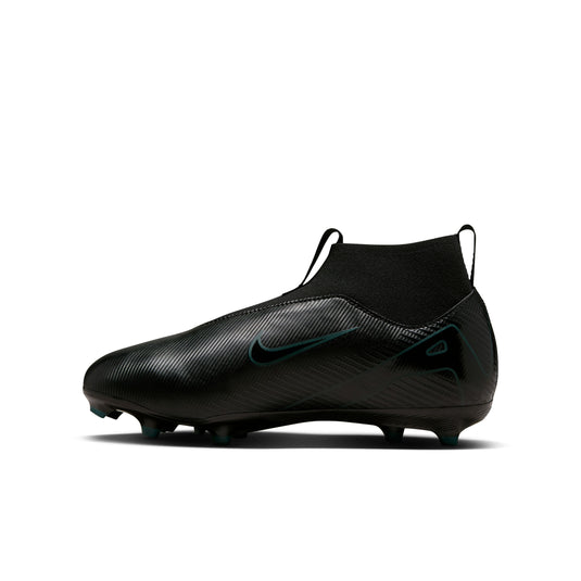 Nike Jr. Zoom Superfly 10 Academy FG/MG Black Laceless