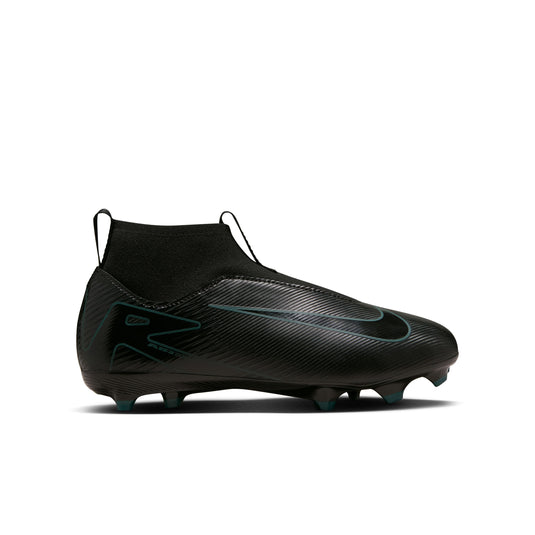 Nike Jr. Zoom Superfly 10 Academy FG/MG Black Laceless