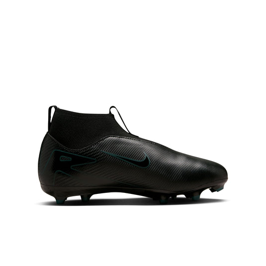 Nike Jr. Zoom Superfly 10 Academy FG/MG Black Laceless