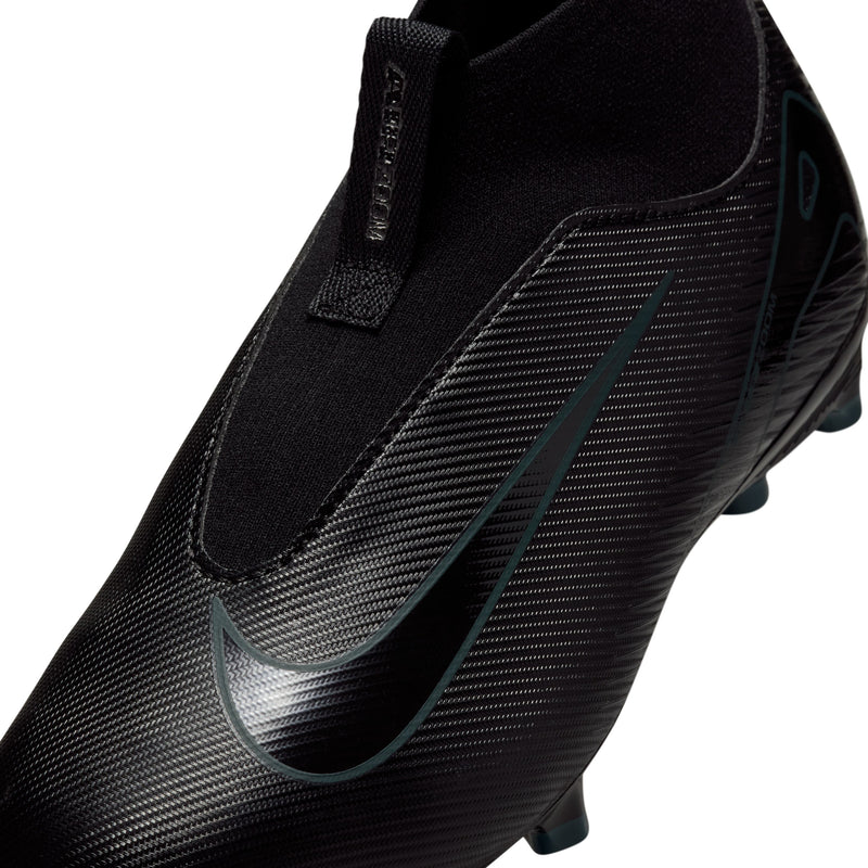 Load image into Gallery viewer, Nike Jr. Zoom Superfly 10 Academy FG/MG Black Laceless

