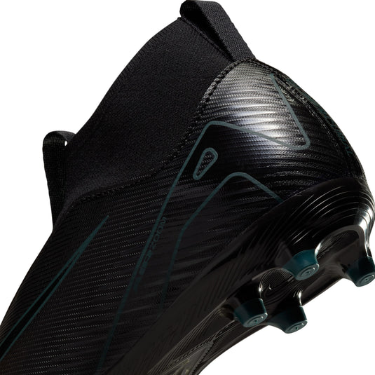 Nike Jr. Zoom Superfly 10 Academy FG/MG Black Laceless