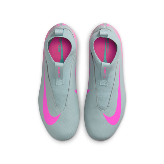 Nike Jr. Zoom Superfly 10 Academy FG/MG Blue Pink Laceless