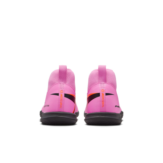 Jr. Zoom Mercurial Superfly 10 Academy Indoor Futsal Pink Laceless