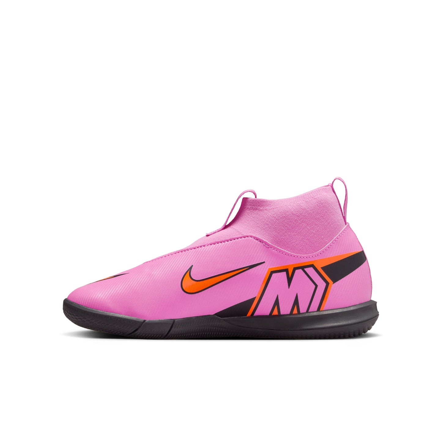 Jr. Zoom Mercurial Superfly 10 Academy Indoor Futsal Pink Laceless