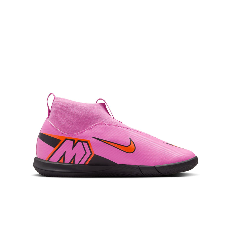 Load image into Gallery viewer, Jr. Zoom Mercurial Superfly 10 Academy Indoor Futsal Pink Laceless
