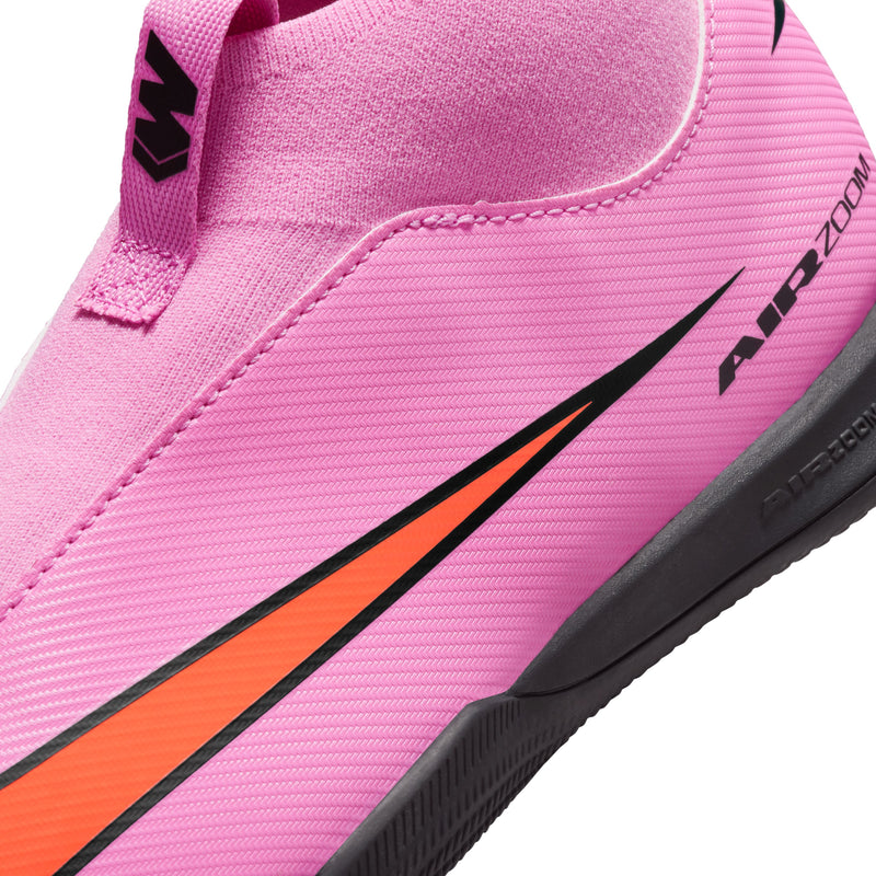 Load image into Gallery viewer, Jr. Zoom Mercurial Superfly 10 Academy Indoor Futsal Pink Laceless
