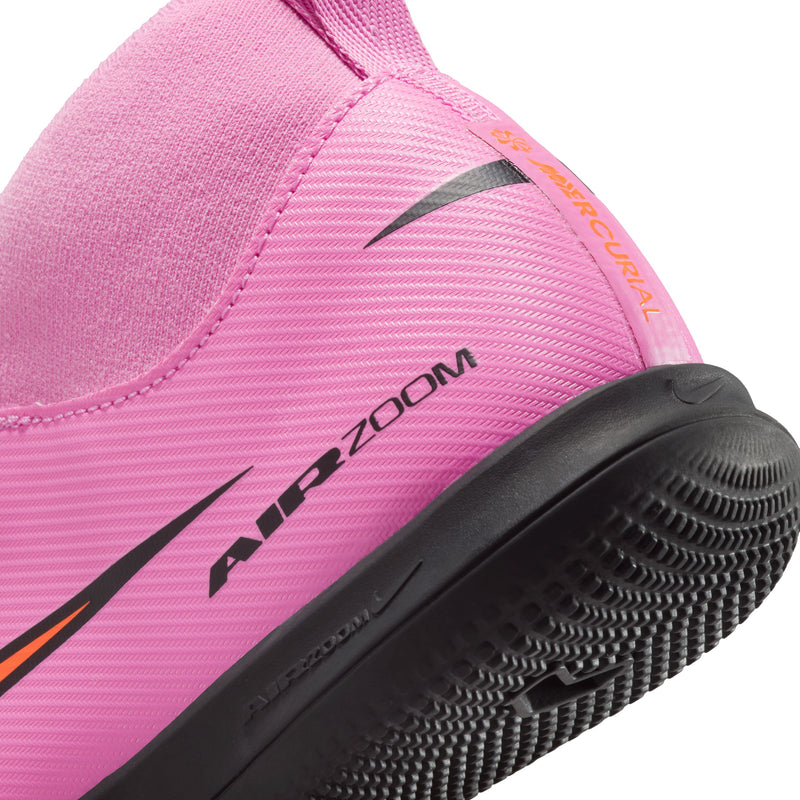 Load image into Gallery viewer, Jr. Zoom Mercurial Superfly 10 Academy Indoor Futsal Pink Laceless

