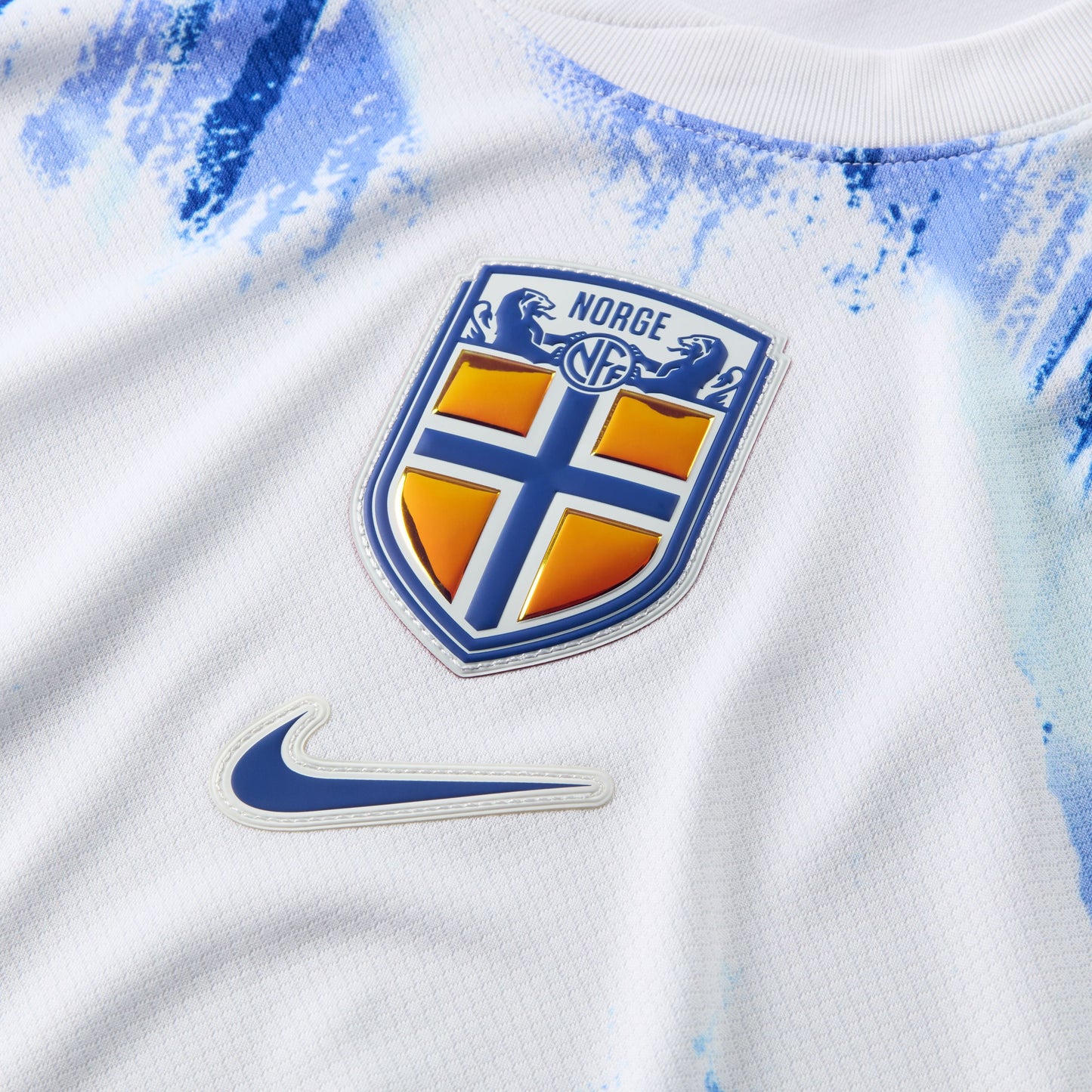 Nike Norway Away White Men's Jersey 2024-25 Haaland #9