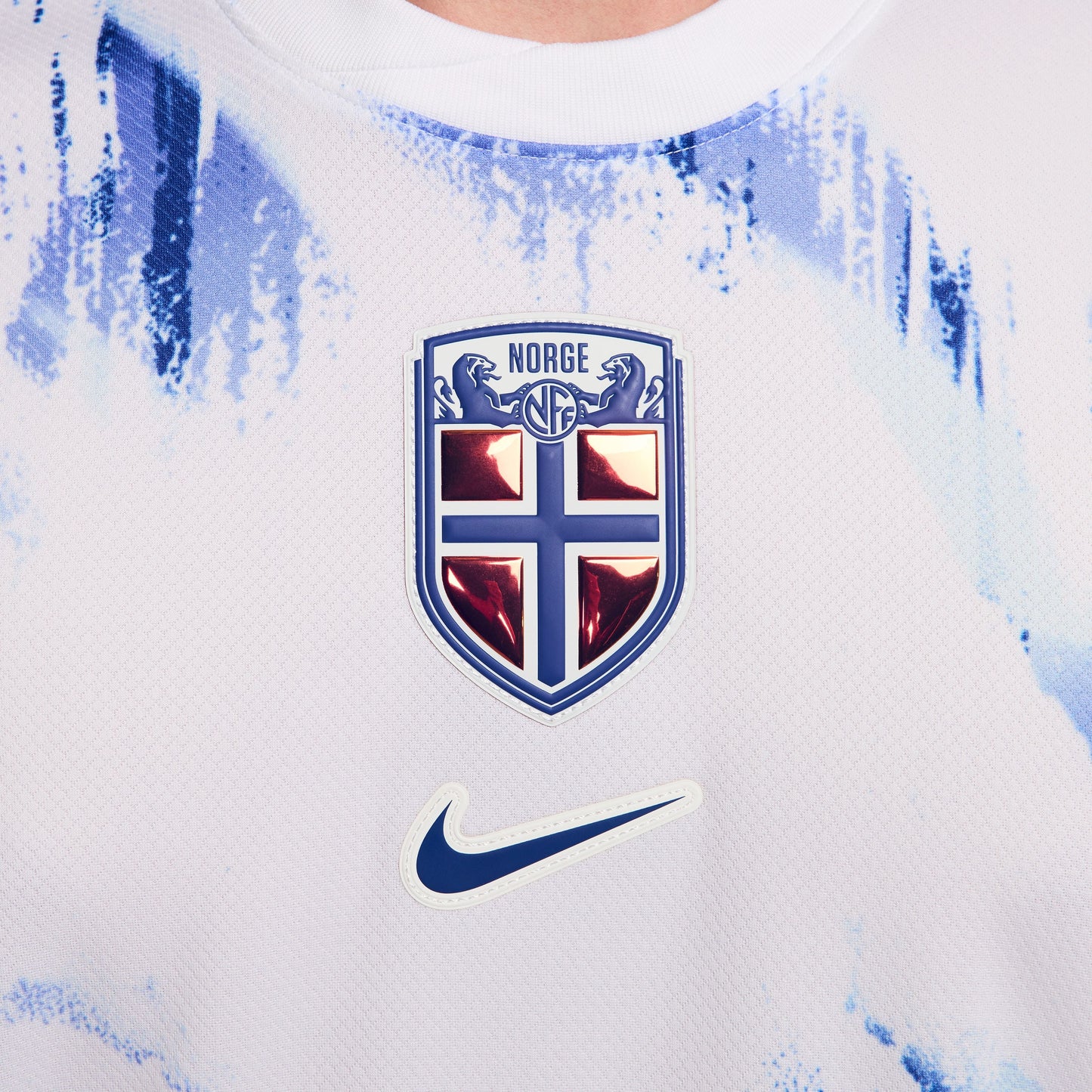 Nike Norway Away White Men's Jersey 2024-25 Haaland #9