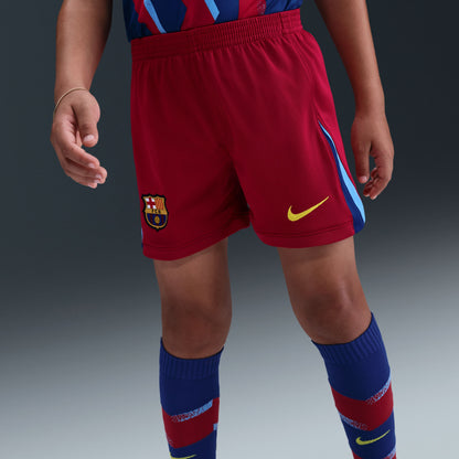 FC Barcelona 2025/26 Stadium Fourth Little Kids' Nike Soccer Replica 3-Piece Kit