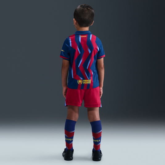FC Barcelona 2025/26 Stadium Fourth Little Kids' Nike Soccer Replica 3-Piece Kit