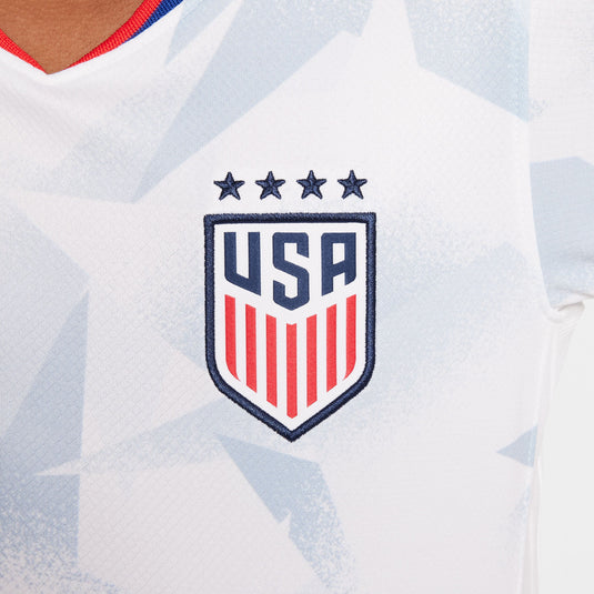 Nike Youth USA 2025 Home Jersey USWNT 4 Stars White