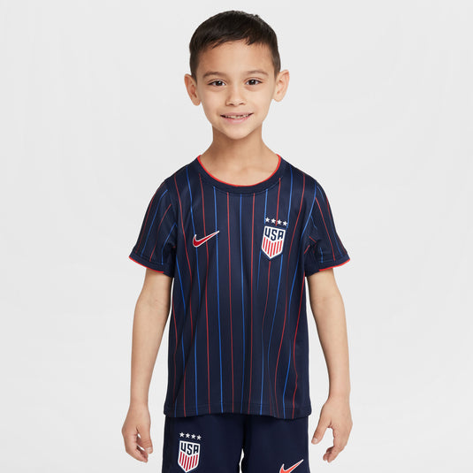 Nike USA 2025 Away USWNT 4 Stars Little Kids' 3 Piece Kit