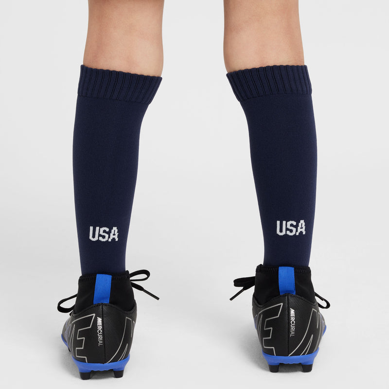 Load image into Gallery viewer, Nike USA 2025 Away USWNT 4 Stars Little Kids' 3 Piece Kit
