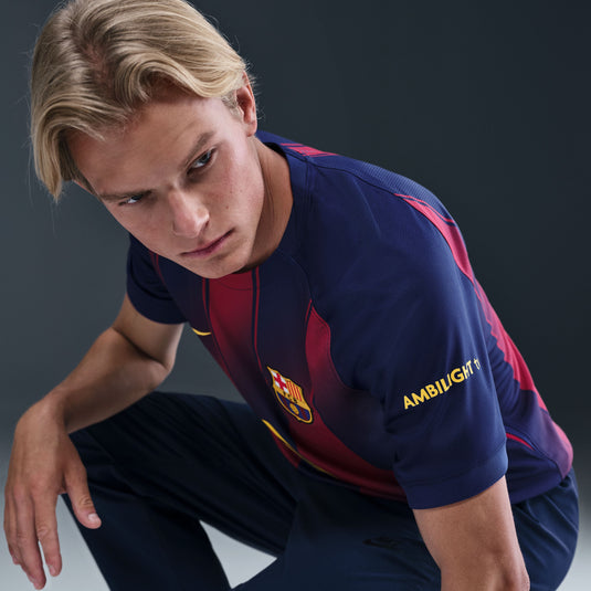 Men's FC Barcelona 2025/26 Stadium Home Jersey