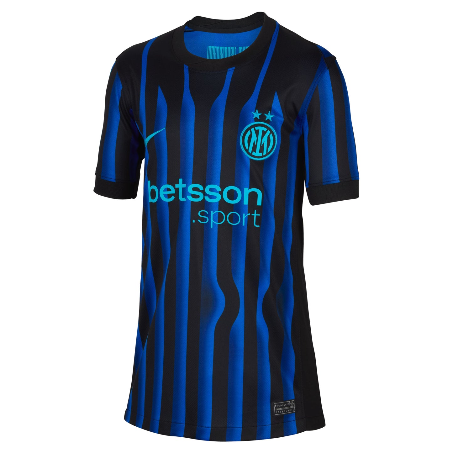 Nike Youth Inter Milan 2025/26 Stadium Home Jersey
