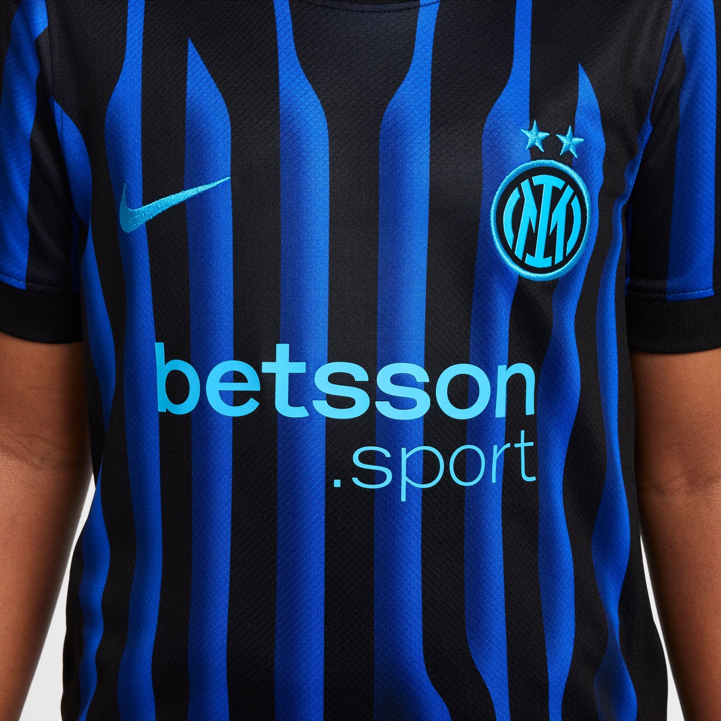 Nike Youth Inter Milan 2025/26 Stadium Home Jersey