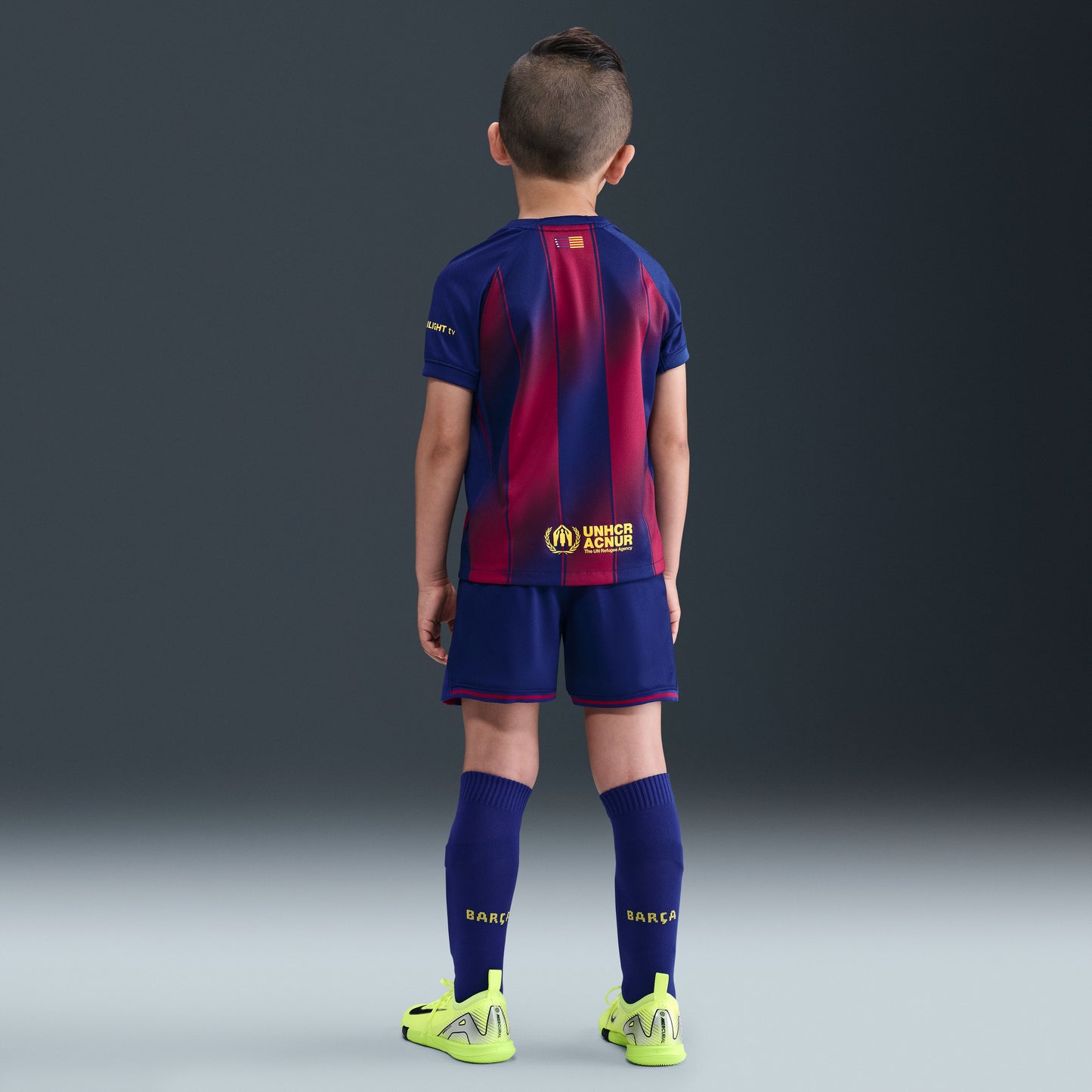 FC Barcelona 2025/26 Home Little Kids' 3-Piece Kit