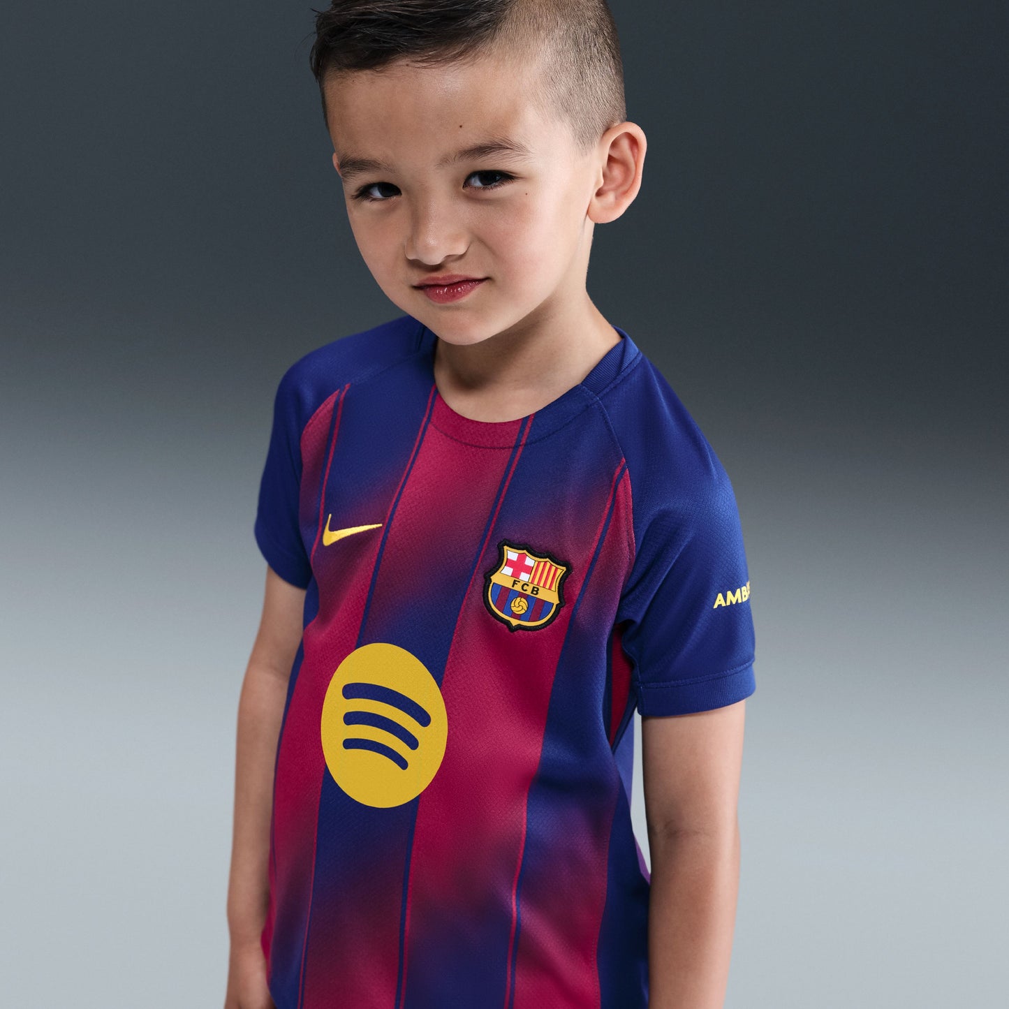 FC Barcelona 2025/26 Home Little Kids' 3-Piece Kit