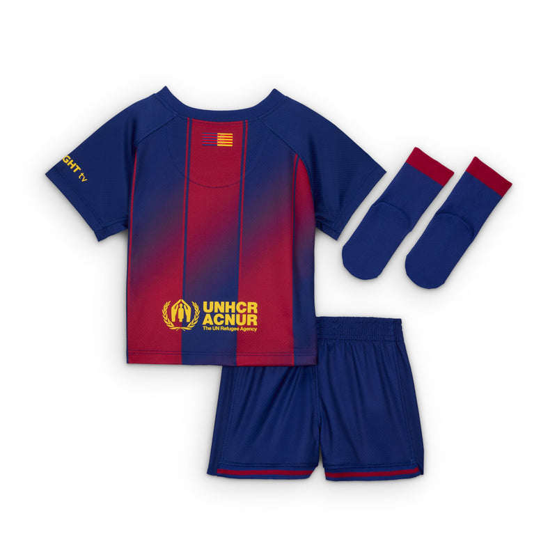 Load image into Gallery viewer, FC Barcelona 2025/26 Home Baby/Toddler 3-Piece Kit
