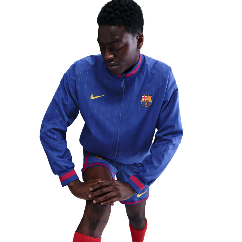 Load image into Gallery viewer, FC Barcelona Strike Jacket Home Blue
