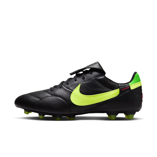 Nike Premier 3 FG Soccer Cleats Black Volt