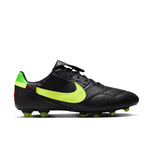 Nike Premier 3 FG Soccer Cleats Black Volt