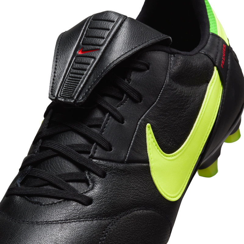 Load image into Gallery viewer, Nike Premier 3 FG Soccer Cleats Black Volt
