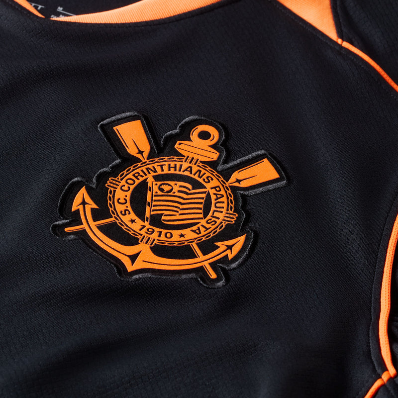 Load image into Gallery viewer, Nike Men's Corinthians T90 Third Jersey 2025/26 Black Orange
