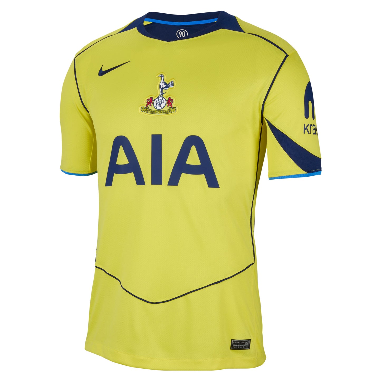 Nike Men's Tottenham Hotspurs Third Jersey 2025/26 Yellow