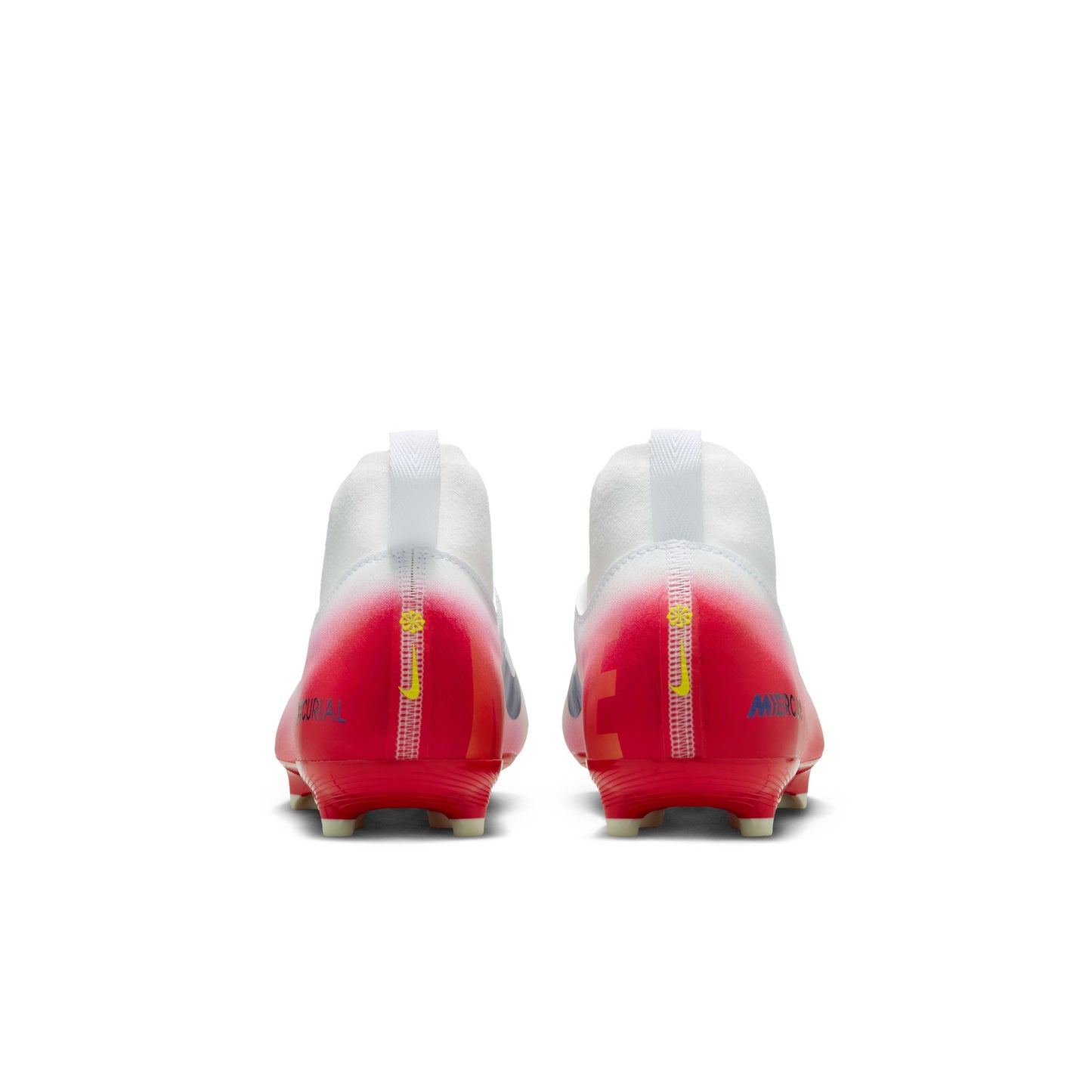 Nike Jr. Zoom Superfly 10 Academy FG/MG White Red Laceless