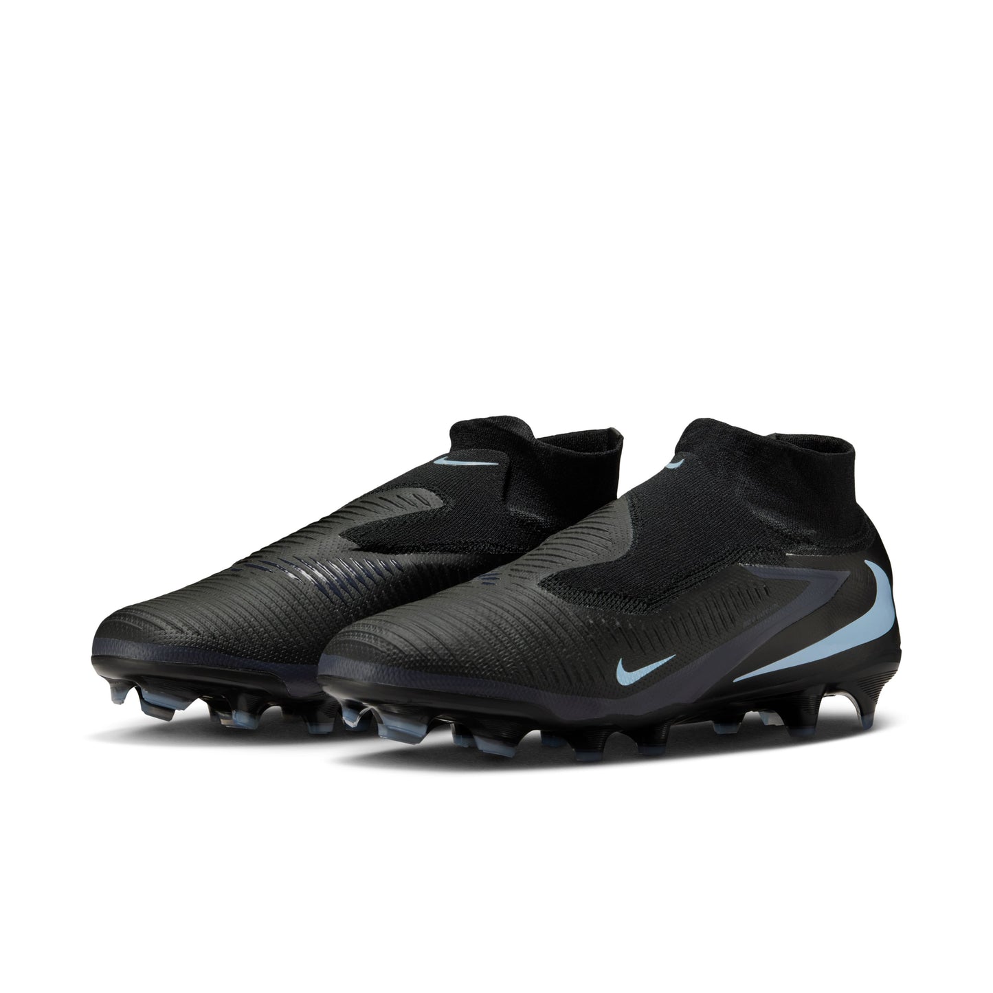 Nike Phantom 6 High Pro Fg Soccer Cleats Black Ice Blue
