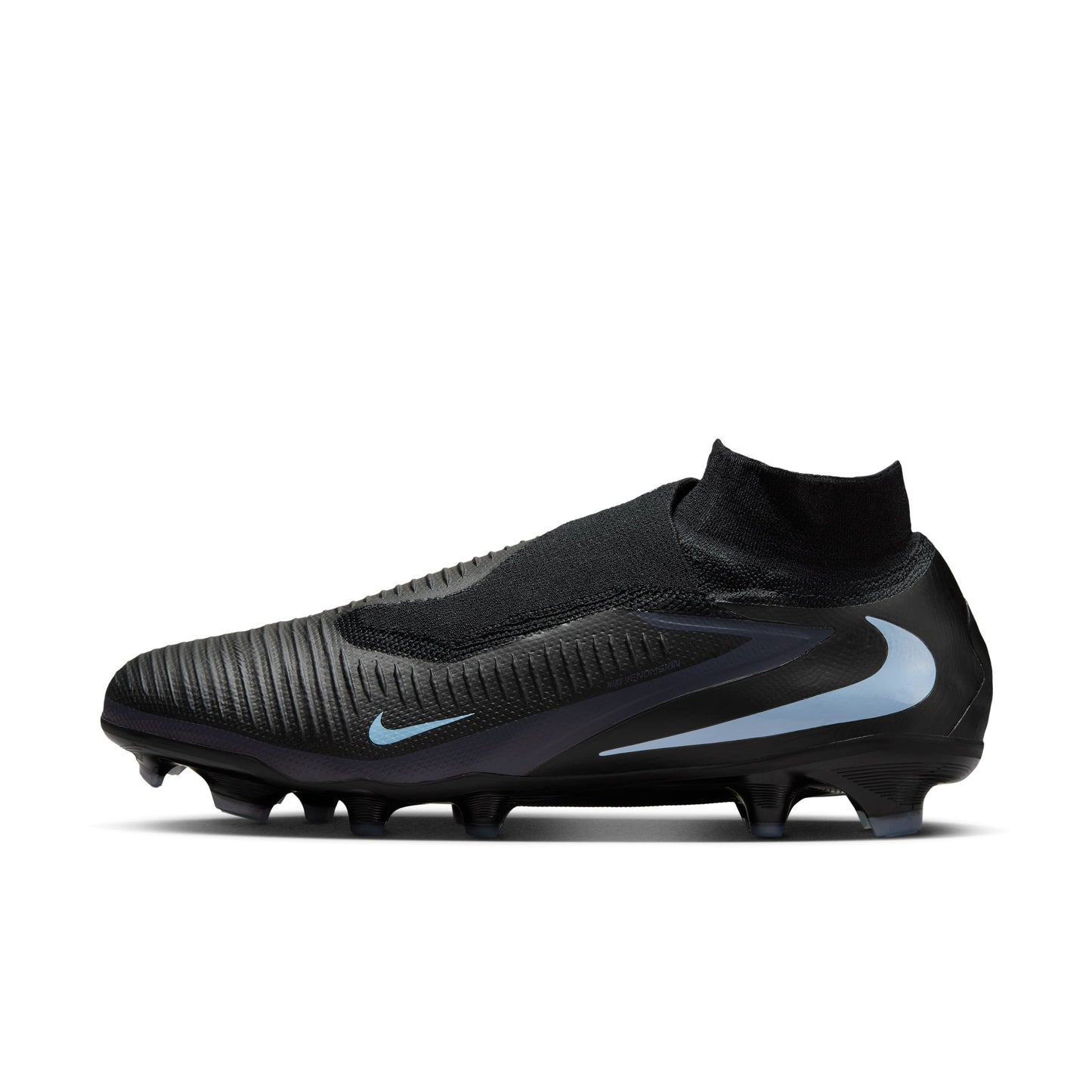 Nike Phantom 6 High Pro Fg Soccer Cleats Black Ice Blue