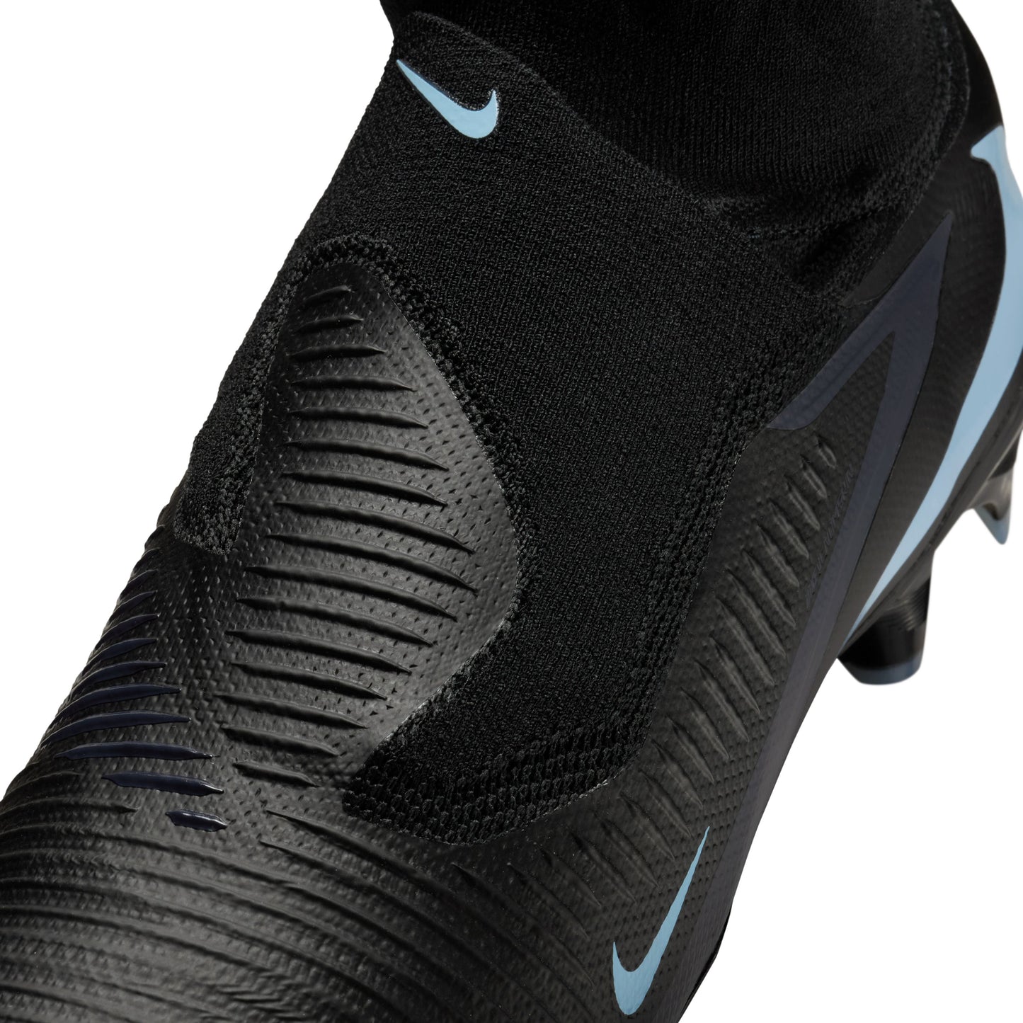 Nike Phantom 6 High Pro Fg Soccer Cleats Black Ice Blue