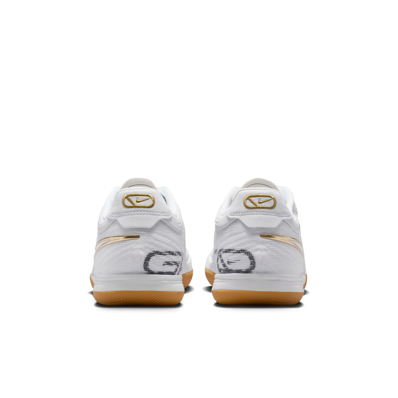 Load image into Gallery viewer, Nike Tiempo Reactgato Indoor White Metallic Gold
