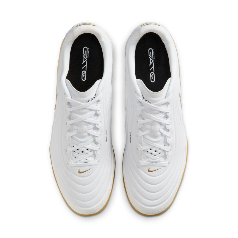 Load image into Gallery viewer, Nike Tiempo Reactgato Indoor White Metallic Gold
