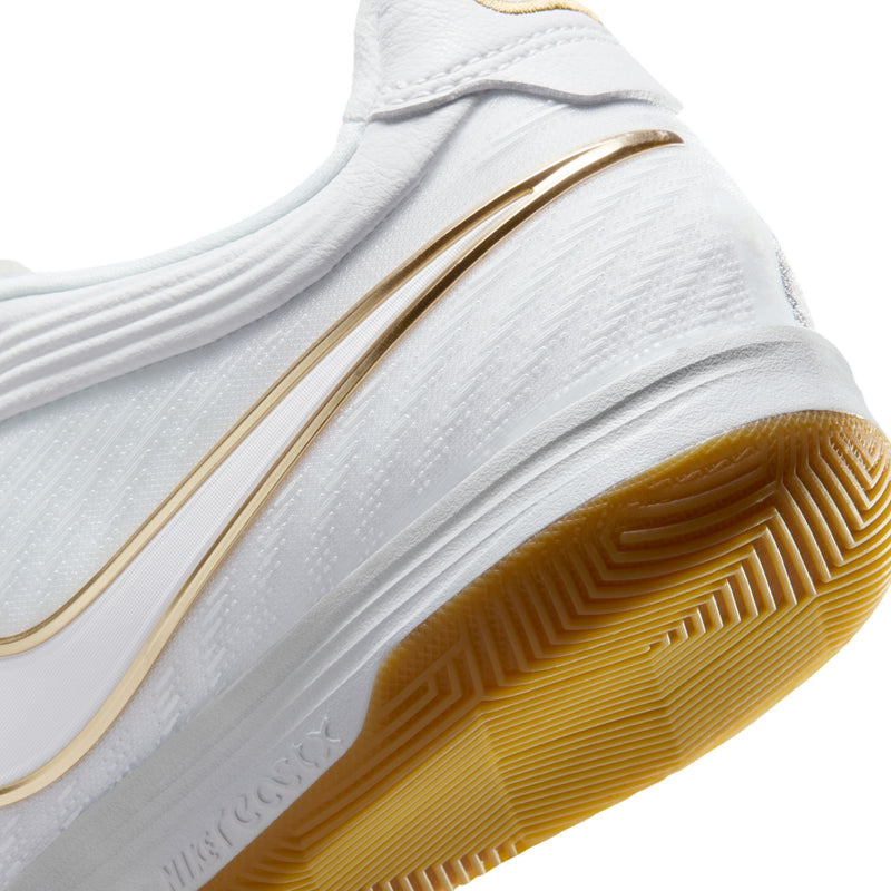 Load image into Gallery viewer, Nike Tiempo Reactgato Indoor White Metallic Gold
