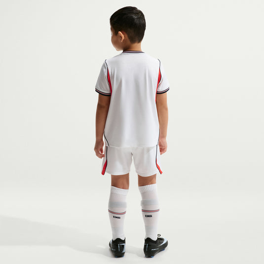 England 2026 Stadium Home Little Kids' Nike Soccer Replica 3-Piece Kit