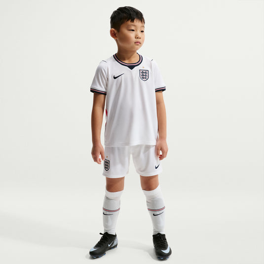 England 2026 Stadium Home Little Kids' Nike Soccer Replica 3-Piece Kit
