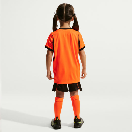 Netherlands 2026 Stadium Home Little Kids' Nike Soccer 3-Piece Kit