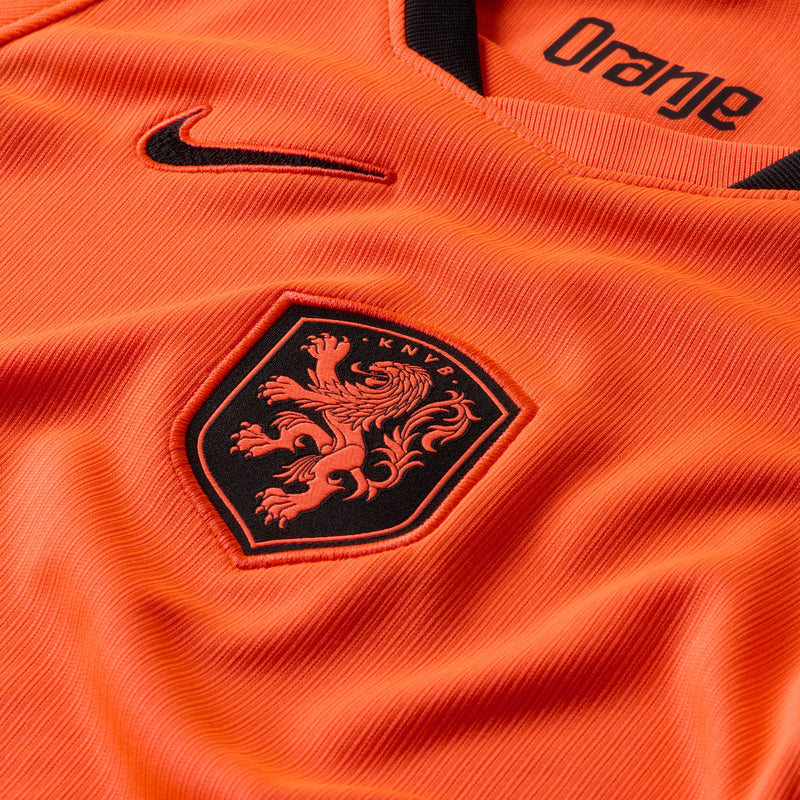 Load image into Gallery viewer, Netherlands 2026 Stadium Home Little Kids' Nike Soccer 3-Piece Kit
