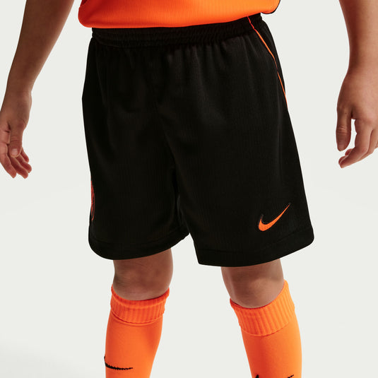 Netherlands 2026 Stadium Home Little Kids' Nike Soccer 3-Piece Kit