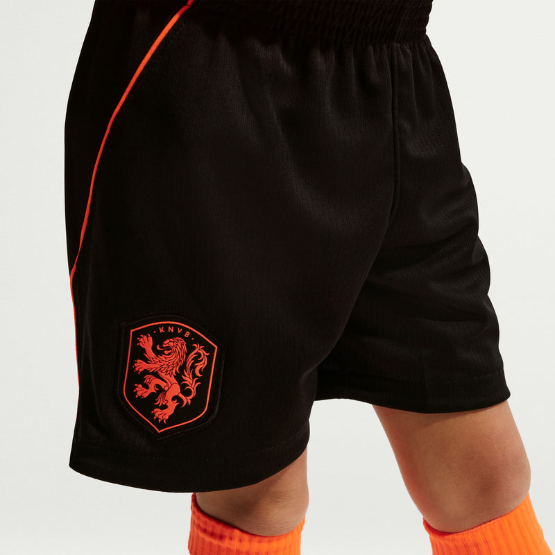 Load image into Gallery viewer, Netherlands 2026 Stadium Home Little Kids' Nike Soccer 3-Piece Kit
