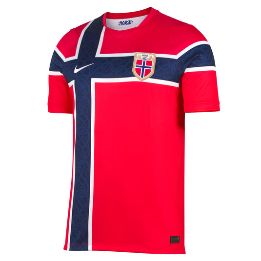 Norway 2026 Stadium Home Men's Nike Dri-FIT Soccer Replica Jersey