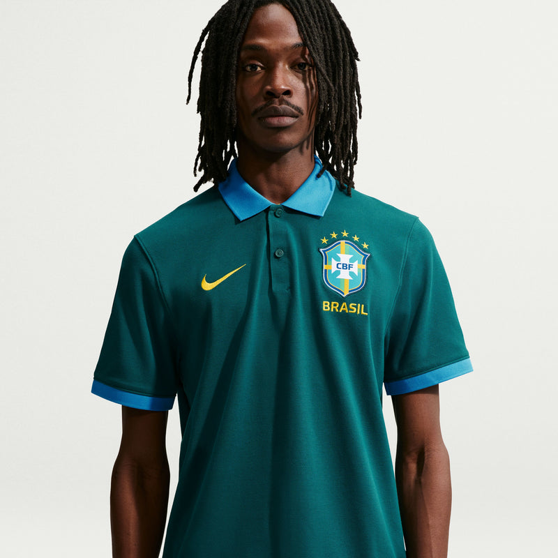 Load image into Gallery viewer, Brazil The Nike Polo Men's Nike Dri-FIT Soccer Polo
