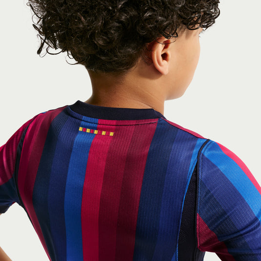 FC Barcelona 2026/27 Stadium Home Big Kids' Nike Dri-FIT Soccer Replica Jersey