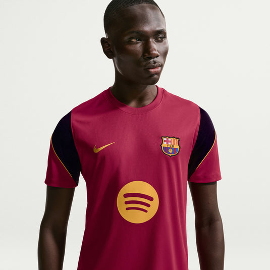 Men's FC Barcelona Strike Nike Soccer Dri-FIT Short-Sleeve Top